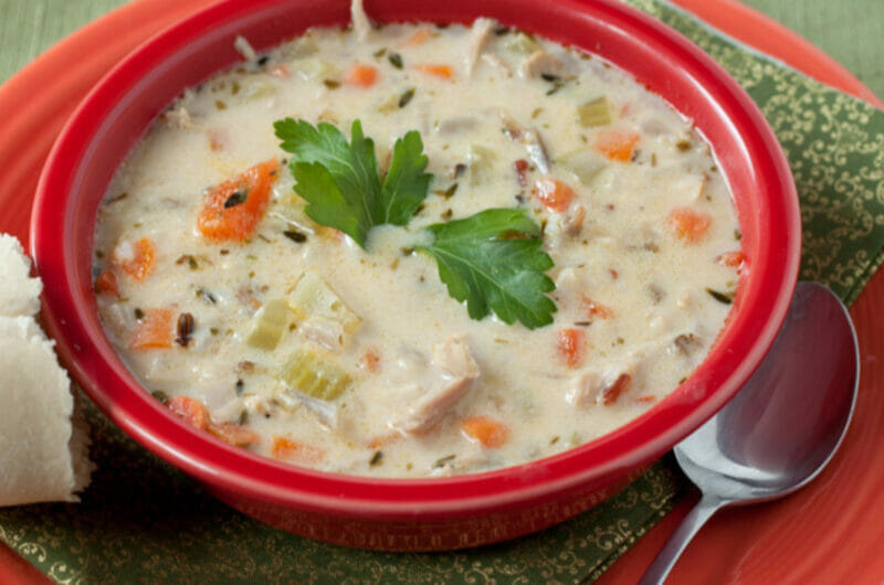 Demos Chicken And Rice Soup Recipe- Delicious homemade recipe.